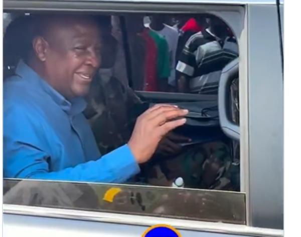 Mahama responds to citizen calling for third-term bid