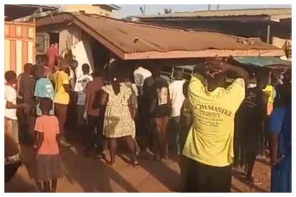 Tragedy at Ketan: One Dead After Speeding Vehicle Crashes Into Roadside Shop