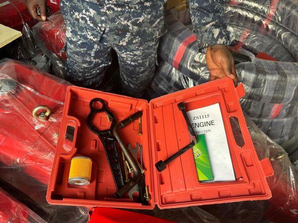 GRA Customs Seizes 560 Suspected Galamsey Engines at Tema Port