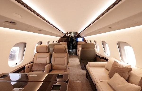 PHOTOS: Inside Ibrahim Mahama’s $70 Million Bombardier Global 6500 Private Jet