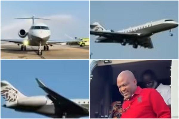 WATCH: Ibrahim Mahama Welcomes New Private Jet Amid Public Reactions