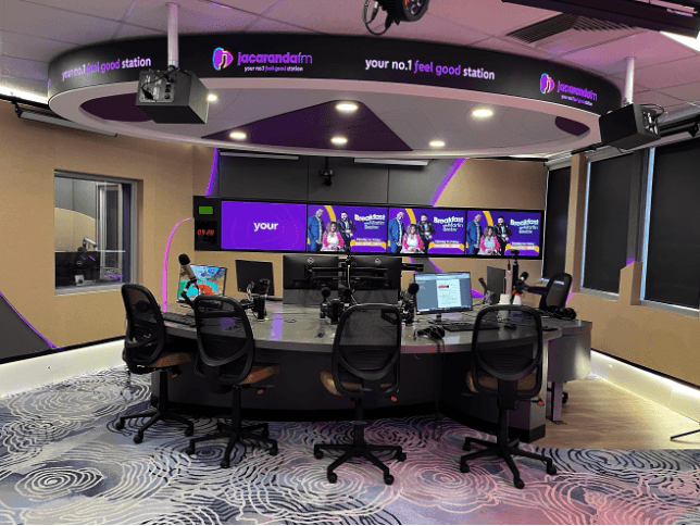 Jacaranda FM Unveils Brand-New State-of-the-Art Studio