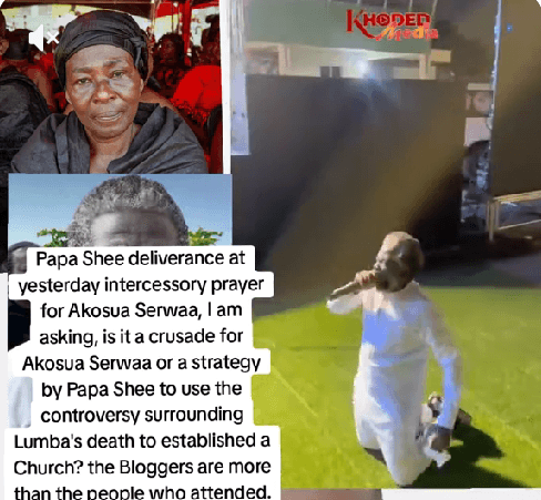 VIDEO: Reactions Trail Papa Shee and Team Legal Wives’ 3-Day Prayer Crusade for Akosua Serwaa