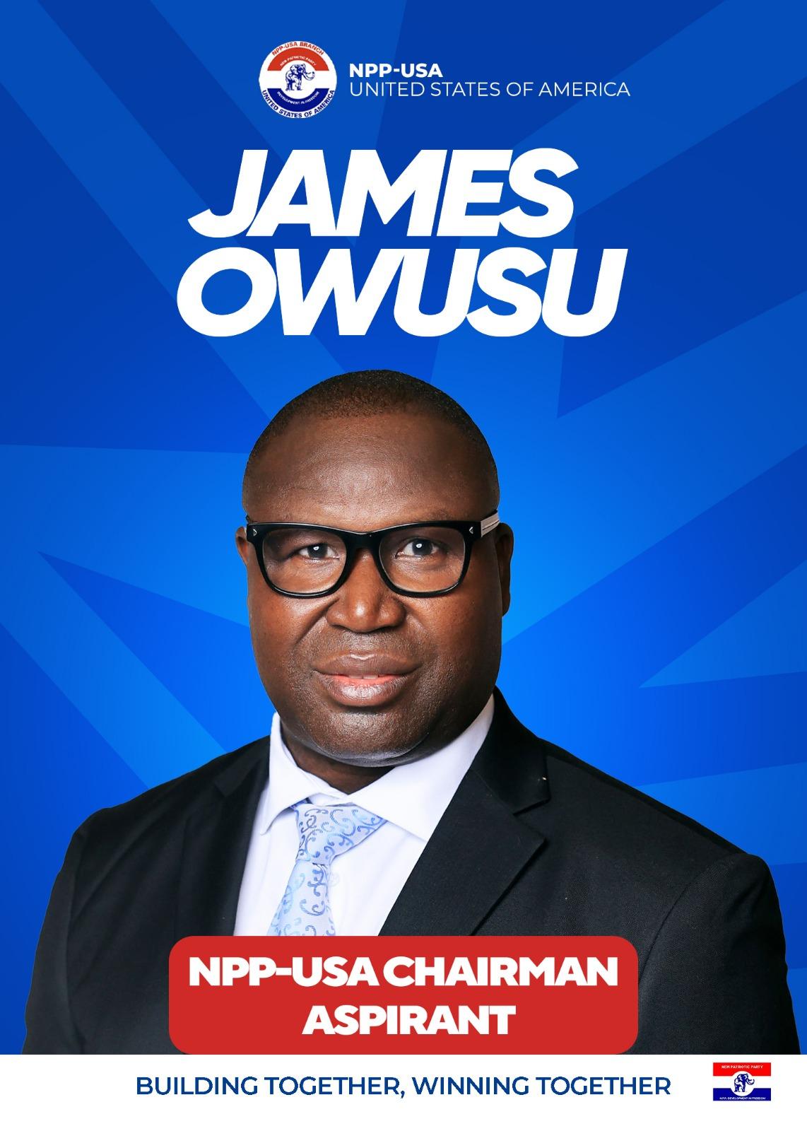 James Owusu Enters Race for NPP-USA Chairman with Vision of Unity and Growth