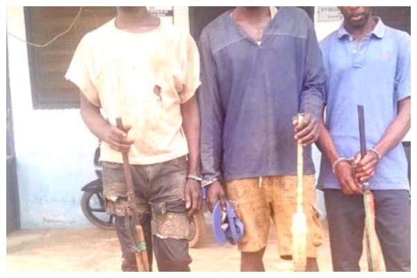 Three Men Fined GH¢2,400 Each for Illegal Possession of Firearms in Wa