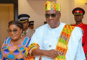 President Mahama Sends Heartfelt Valentine’s Day Message to Wife, Lordina