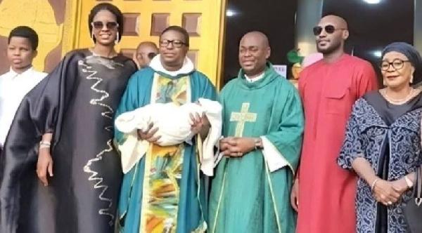 2Baba and Wife Natasha Celebrate Dedication of Their Newborn Son