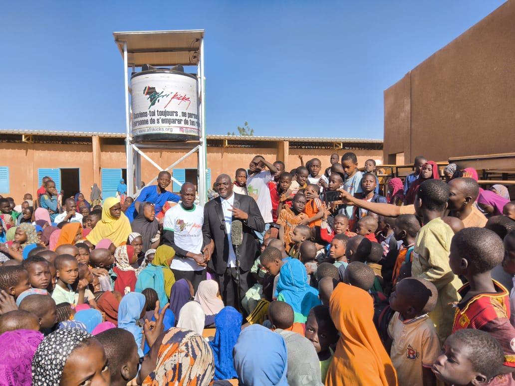 Afrikicks, Black Lives Matter Inaugurate Water Wells, Donate School Furniture and Food Supplies in Niger