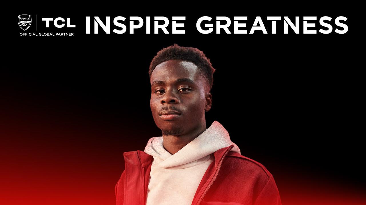 TCL deepens Partnership with Arsenal, Announces Bukayo Saka as Brand Ambassador