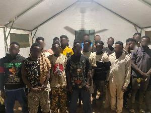 Police Arrest 22 Togolese Nationals for Suspected Illegal Mining in Savannah Region