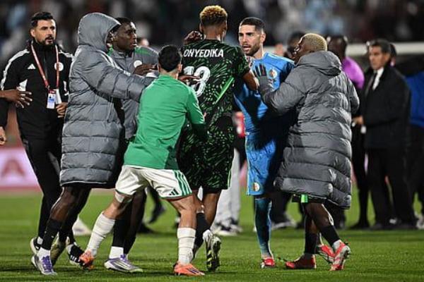 WATCH: Algeria Players Face Backlash After Confronting Referees Following Defeat to Nigeria